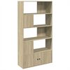 vidaXL Bokhylle sonoma eik 100x36x189 cm konstruert tre