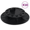 vidaXL Justerbare terrassef&oslash;tter 10 stk 25-40 mm