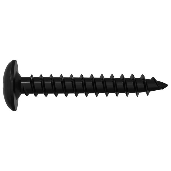 vidaXL Selvgjengende Spiker 12 pcs Svart 4 x 25 mm St&aring;l