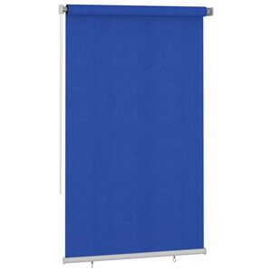 vidaXL Utend&oslash;rs rullegardin 145 (B) x 230 (H) cm bl&aring; HDPE