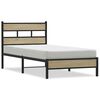 vidaXL Sengeramme uten madrass sonoma eik 90x200 cm konstruert tre