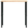 vidaXL Arbeidsbenk 100x60x(71,5-98) cm heltre eik