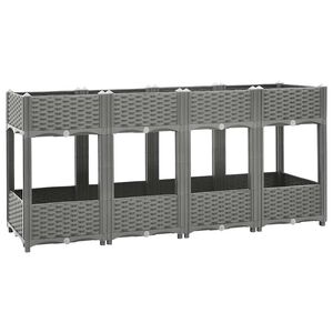 vidaXL H&oslash;ybed 160x40x71 cm polypropylen