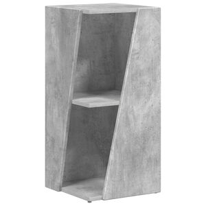 vidaXL Sidehylle 33 x 32 x 70,5 cm Konstruert tre Betonggr&aring;