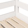 vidaXL Uttrekkbar dagseng med skuffer uten madrass hvit 90x190 cm