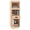 vidaXL Highboard 34x40x108,5 cm heltre furu