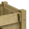 vidaXL Hageplantekasse 60x31x31 cm impregnert furu