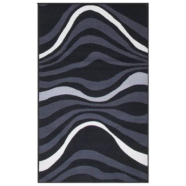 vidaXL Teppel&oslash;per svart 80x150 cm