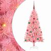 vidaXL Juletre Rosa 150 cm PVC