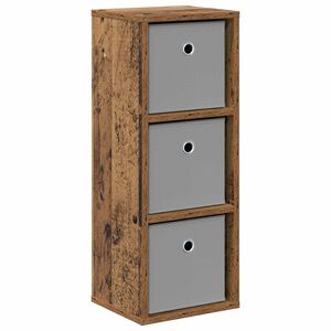vidaXL Serviesskap med skuff Gammelt tre 25,5 x 22 x 69,5 cm