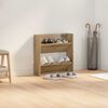 vidaXL Sko Skap med hylle Artisan Eik 60 x 18 x 60 cm Konstruert tre