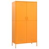 vidaXL Garderobe sennesgul 90x50x180 cm st&aring;l