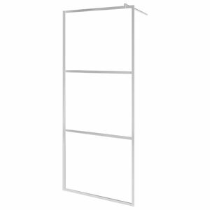 vidaXL Dusjvegg med helt frostet ESG-glass 80x195 cm