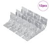 vidaXL Konsoll 12 Sinkbelagt 106 x 55 x 1,5mm St&aring;l