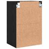 vidaXL Hengende skap Svart eik 40 x 29,5 x 60 cm Konstruert tre