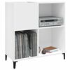 vidaXL Hifi-benk hvit 84,5x38x89 cm konstruert tre