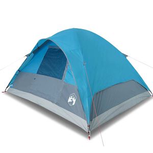 vidaXL Kuppeltelt for camping 6 personer bl&aring; vanntett