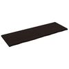 vidaXL Vegghylle m&oslash;rkebrun 180x60x(2-4) cm behandlet heltre eik