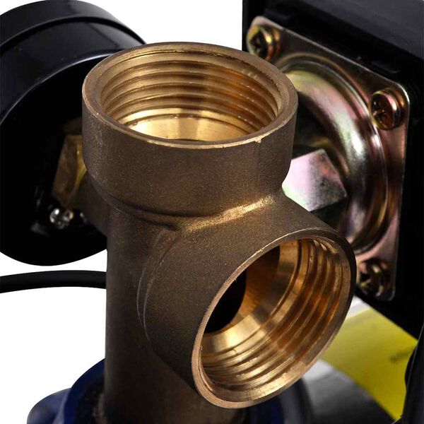 Jetpumpe med måler 1300 W 5100 L/t blå