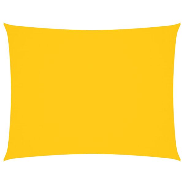 vidaXL Solseil oxfordstoff rektangul&aelig;r 5x7 m gul