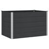 vidaXL H&oslash;ybed Svart 150 x 100 x 91 cm alu.