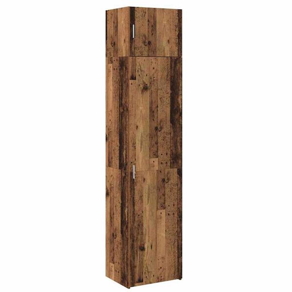 vidaXL Serviesskap 3 pcs Gammelt tre