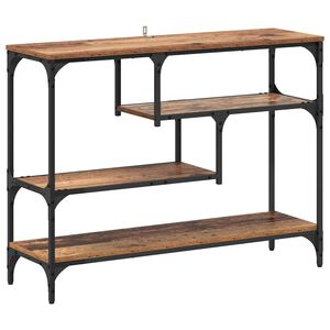 vidaXL Konsollbord Gammelt tre 100 x 30 x 75 cm Konstruert tre