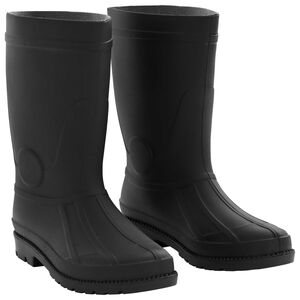 vidaXL Regnst&oslash;vler PVC St&oslash;rrelse 39 Svart