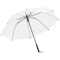 vidaXL Paraply gjennomsiktig 107 cm