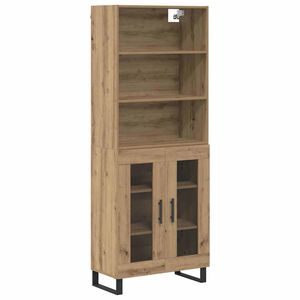vidaXL H&oslash;yskap 2 stk. Artisan Eik 69,5 x 34 x 180 cm