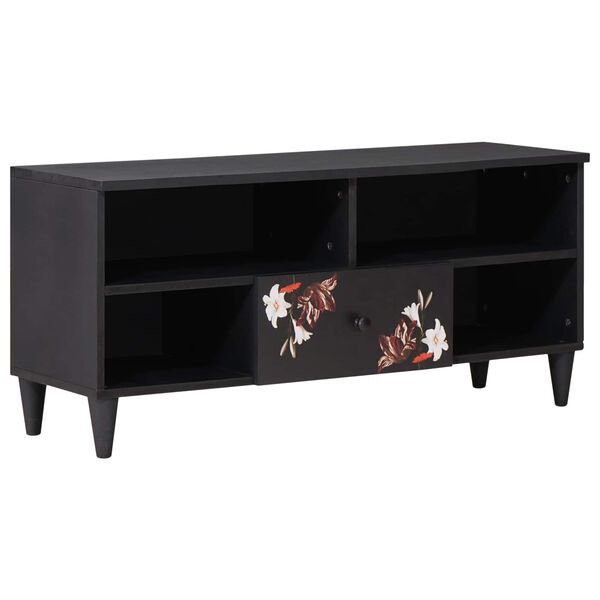 vidaXL Oppbevaringsskap Flerfarget 100 x 33,5 x 46 cm Massiv mango tre