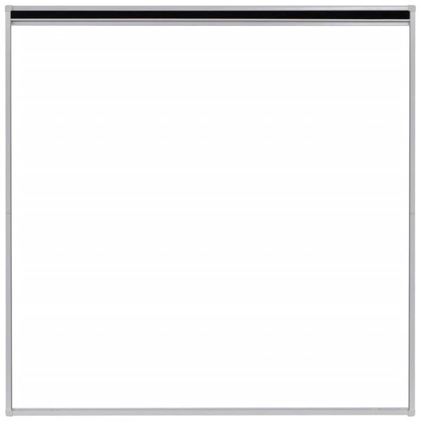 vidaXL Plissert insektskjerm for vindu aluminium 120x120 cm