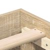 vidaXL Sengeramme uten madrass sonoma eik 160x200 cm konstruert tre