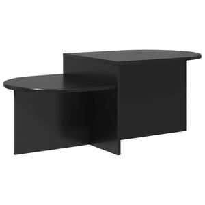 vidaXL Kaffebord Svart eik 100 x 50 x 40 cm Konstruert tre