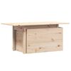 vidaXL Hagebord 100x50x75 cm heltre furu