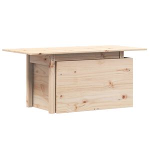 vidaXL Hagebord 100x50x75 cm heltre furu