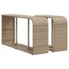 vidaXL Oppbevaringshyller 2 stk beige polyrotting