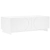 vidaXL Kaffebord Hvit 102 x 50,5 x 35 cm Konstruert tre