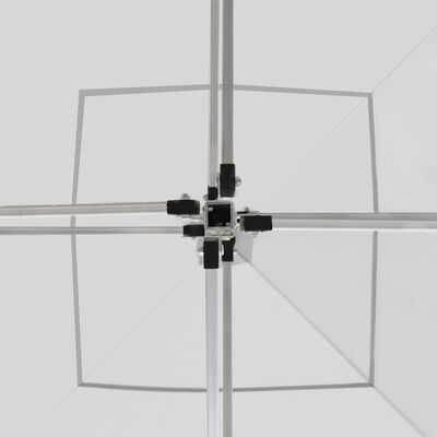 vidaXL Profesjonelt foldbart festtelt med vegger aluminium 2x2 m hvit
