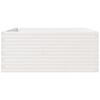 vidaXL Plantekasse hvit 110x110x49,5 cm heltre furu