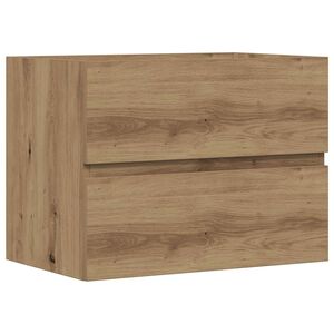 vidaXL Baderomsskap artisan eik 60x38,5x45 cm konstruert tre