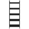 vidaXL Bokhylle 5 lag svart 60x27,6x158,5 cm konstruert tre