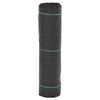 vidaXL Kontrollmatte for ugress svart 0,5x10 m PP