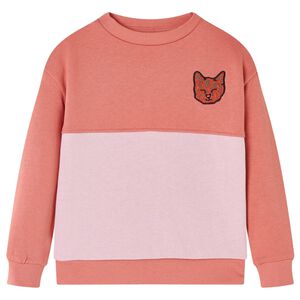vidaXL Barnegenser fargeblokk rosa 104