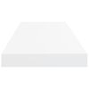 vidaXL Flytende vegghyller 4 stk hvit 80x23,5x3,8 cm MDF