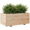 vidaXL Plantekasse 110x60x49,5 cm heltre furu