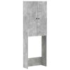 vidaXL Toalett skap EDE Betonggr&aring; 66 x 25,5 x 190 cm Konstruert tre