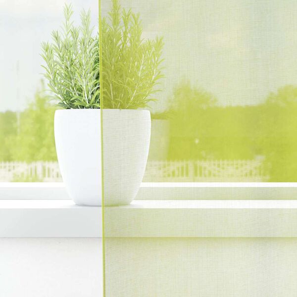 vidaXL Voilegardiner med grommets 2 stk eplegr&oslash;nn 140x225 cm