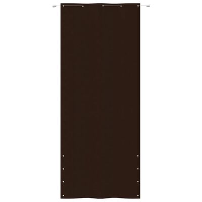 vidaXL Balkongskjerm brun 100x240 cm oxfordstoff