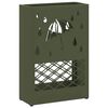 vidaXL Regn paraplystativ Olivengr&oslash;nn 28 x 12 x 41 cm St&aring;l